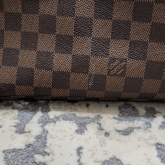 Traded LV Damier Ebene Neverfull MM Rose Ballerine Pink with Pouch - Picture 11 of 12